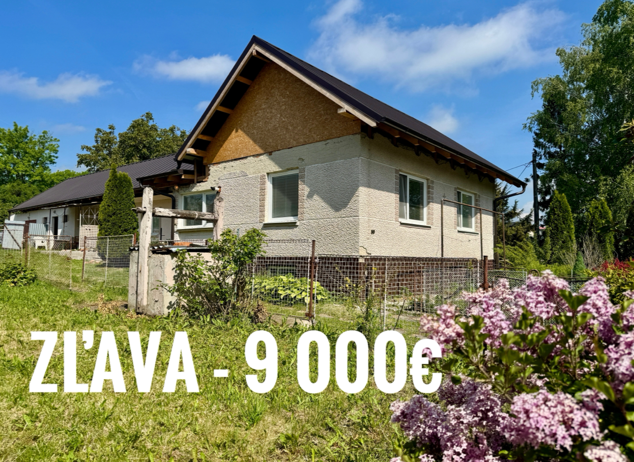 ☀️Dom s obrovským potenciálom, pokojom vidieka a výbornou dostupnosťou!