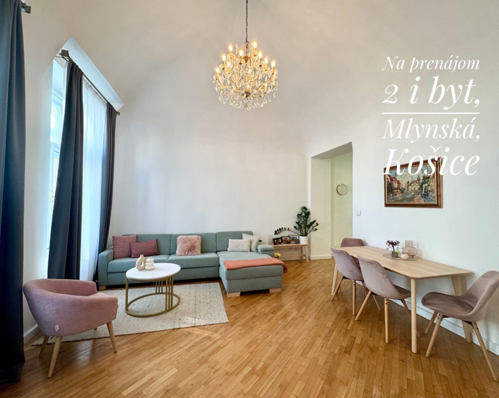 Nadštandardný 2 izbový byt (81m2) v centre Košíc